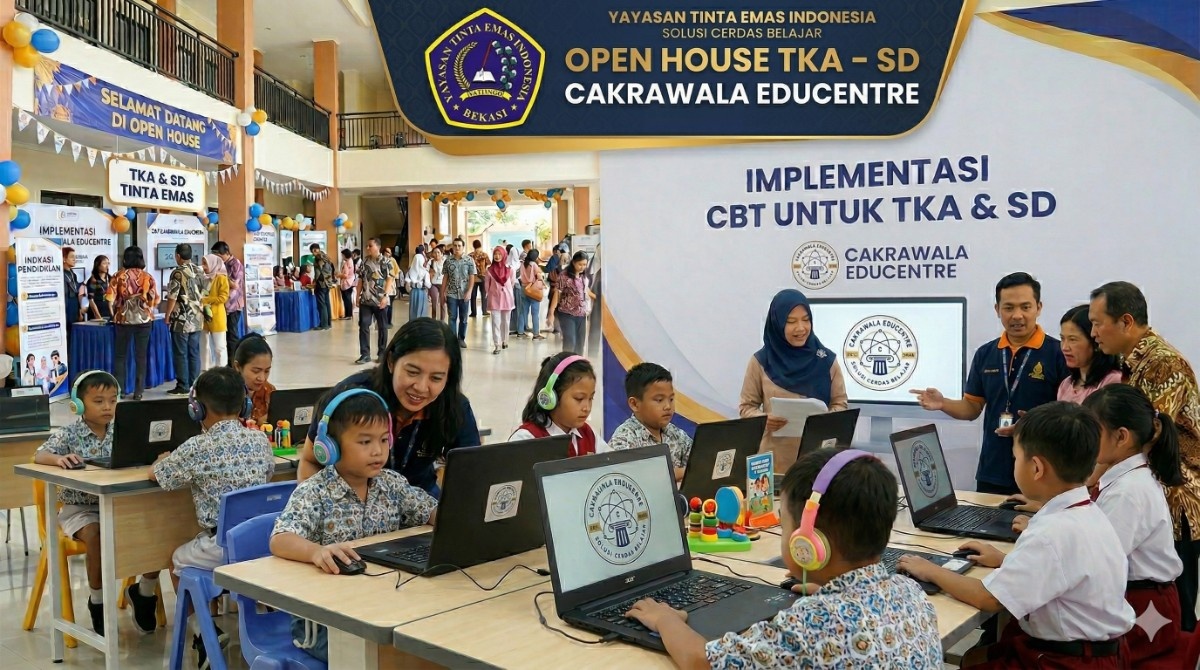 Open House Yayasan Tinta Emas Indonesia Gunakan CBT Cakrawala EduCentre