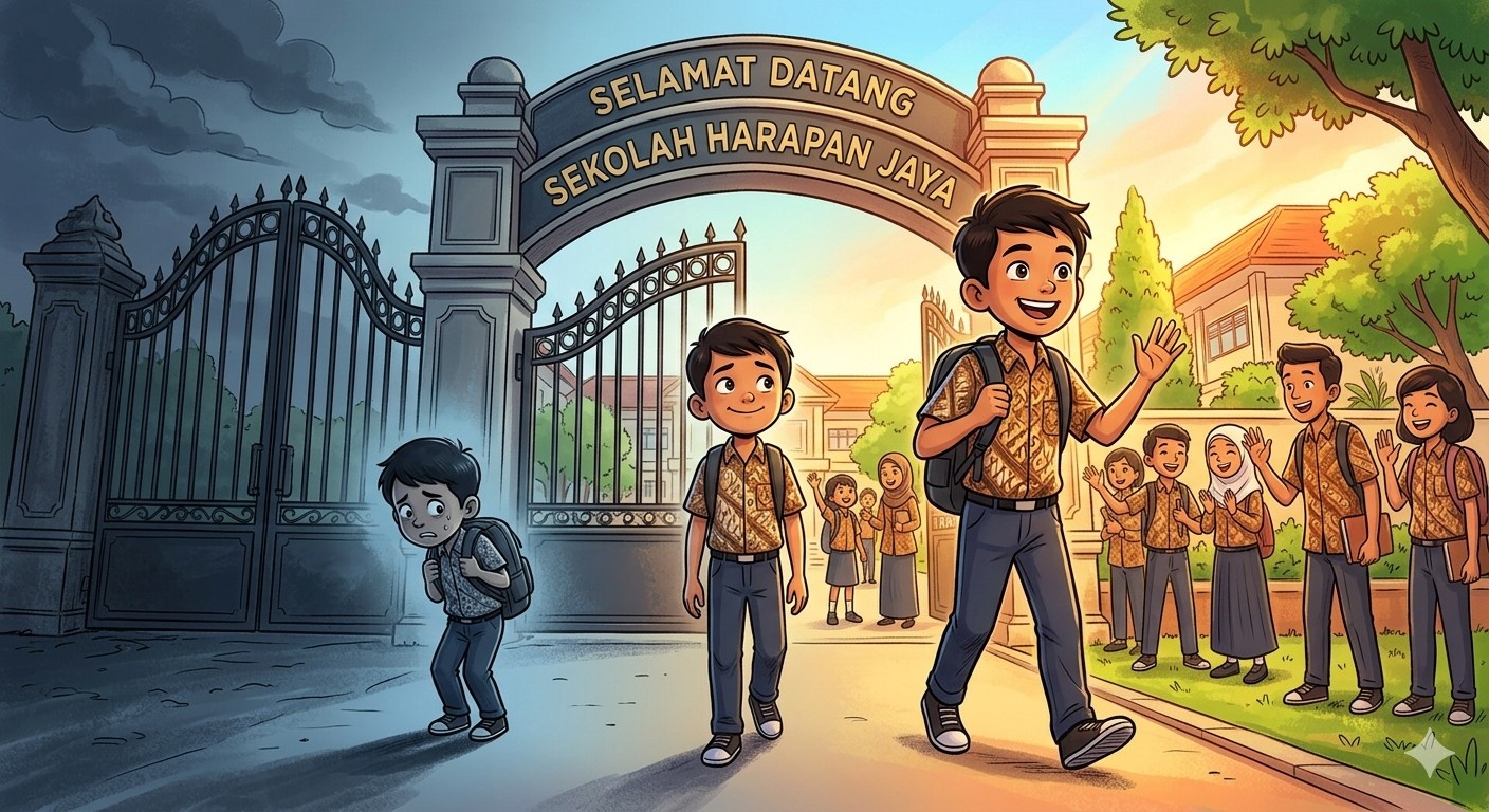 Bukan Cuma Pindah Gedung: 9 Cara Jitu Atasi Rasa Takut Pindah ke Sekolah Baru (SD-SMP-SMA)