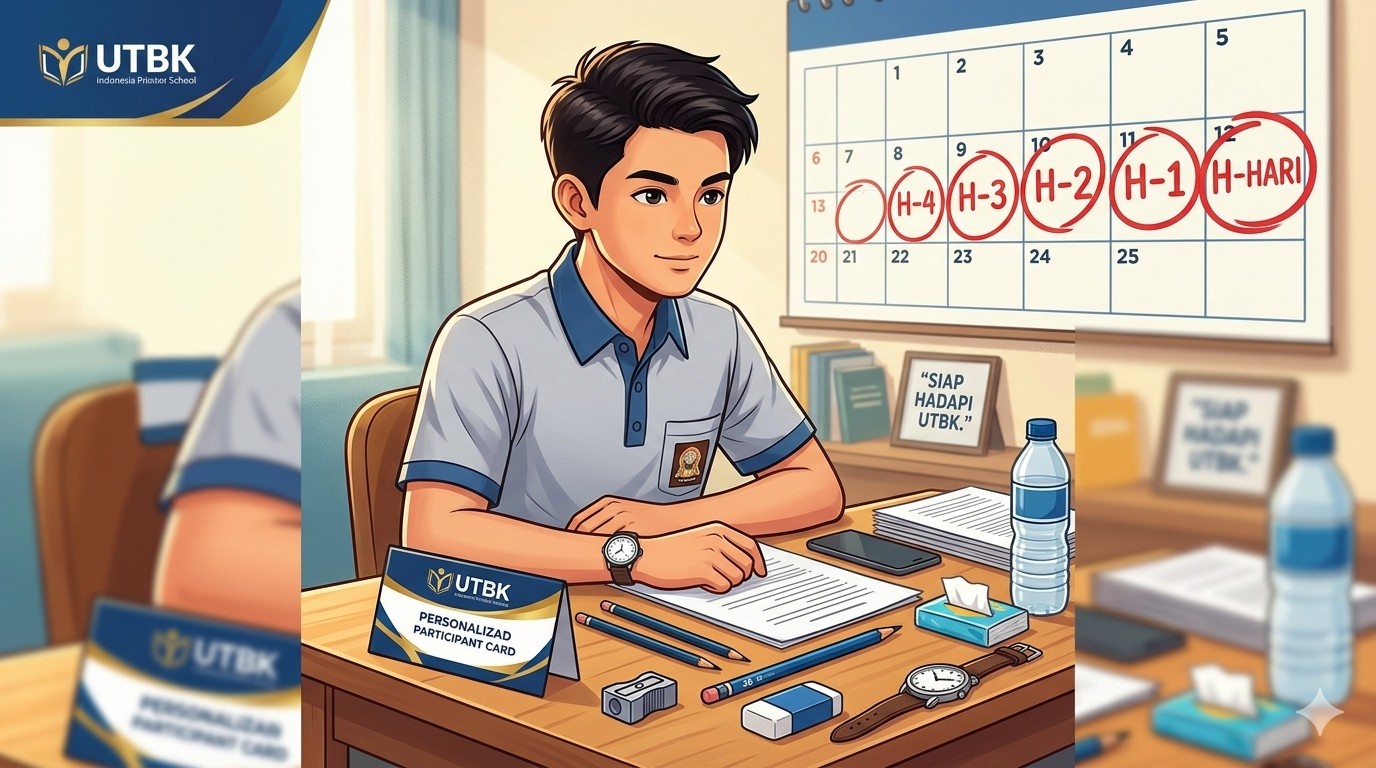 H-3 UTBK: Final Checklist & Persiapan Alat Tulis Agar Tidak Gagal di Hari H