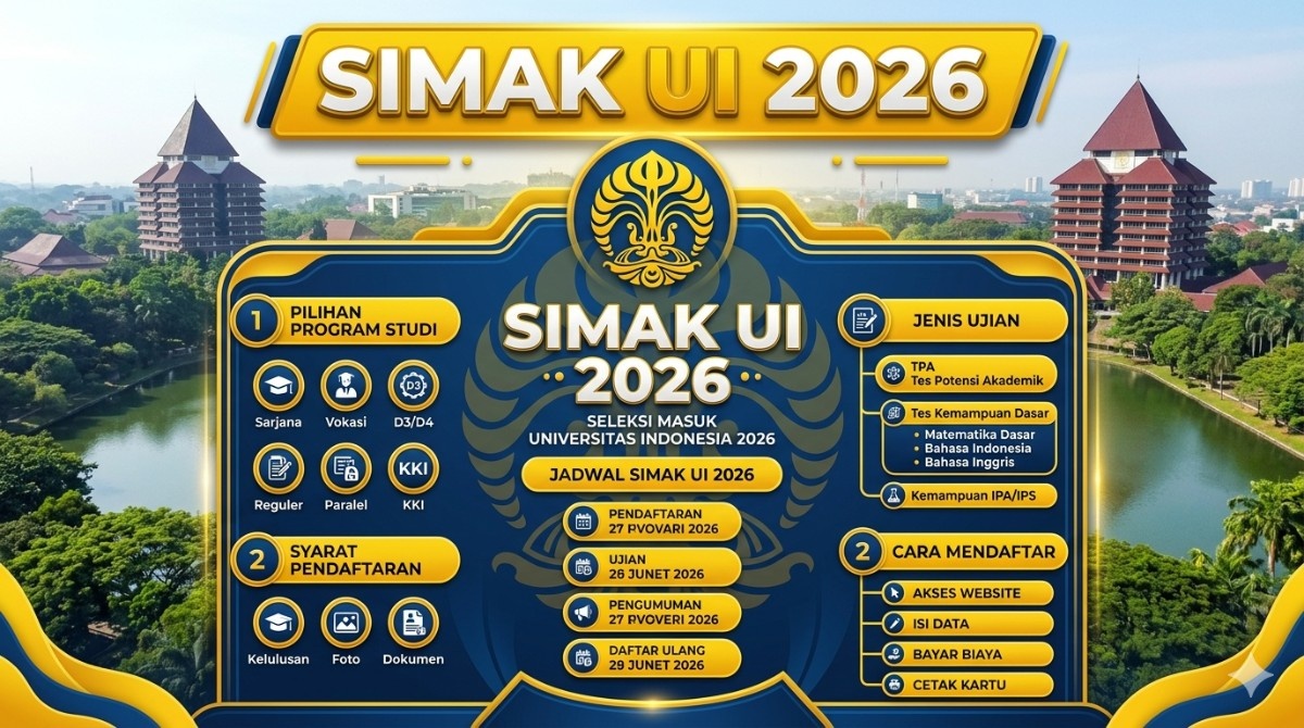 Nolimit Ambisi! Panduan Komprehensif Lolos SIMAK UI 2026 untuk Semua Jurusan (SAINTEK, SOSHUM, & Campuran)
